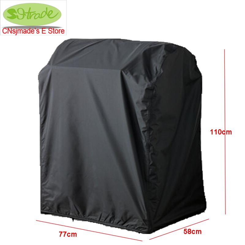 

Tools & Accessories BBQ Grill Cover,BBQ Protective Cover,77x58xH110cm/77x60xH107cm,Balck Color Waterproofed Custom Made Patio Covers, Black