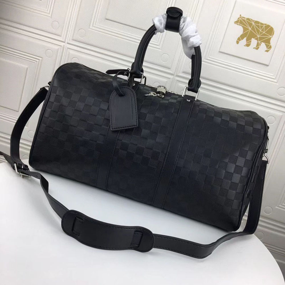 

fashion mens travel bags 55 50 45 CM womens luxurys designers duffels bag large-capacity rolling soft-edged suitcase duffel purse with shoulder strap
