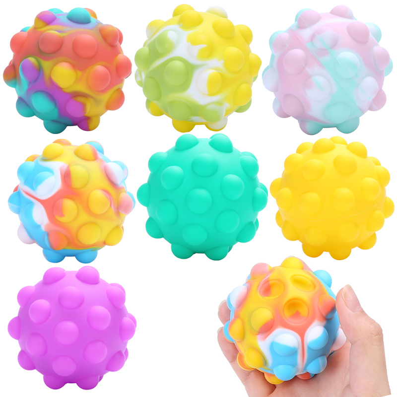 

Fidget Toys Decompression Pressing Ball Vent Balls 3D Squeeze Bubbles Game Sensory Toy for Autism Special Needs Adhd Squishy Stress Relieve