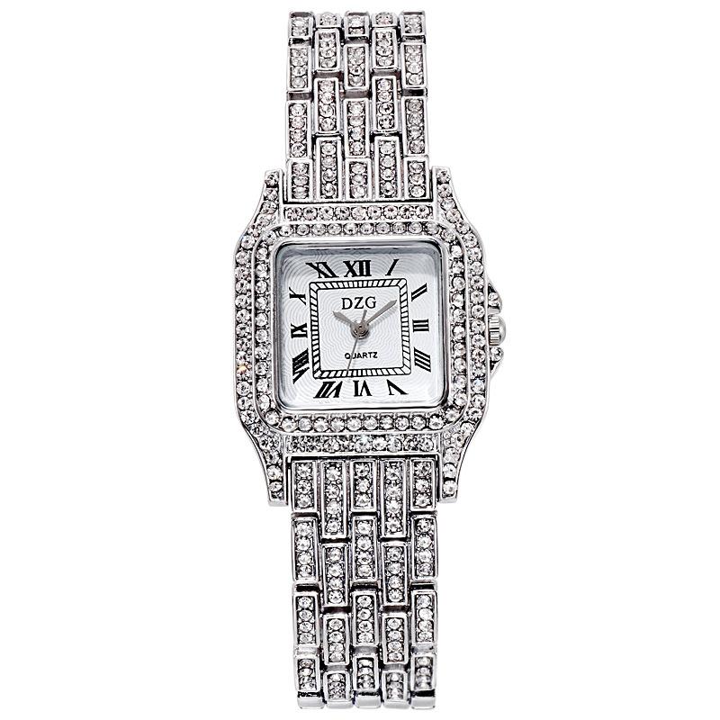

Wristwatches Luxury Diamond Women Watches Square Quartz Woman Simple Female Clock Lady Elegant Ladies Wrist Watch Relogio, Gold