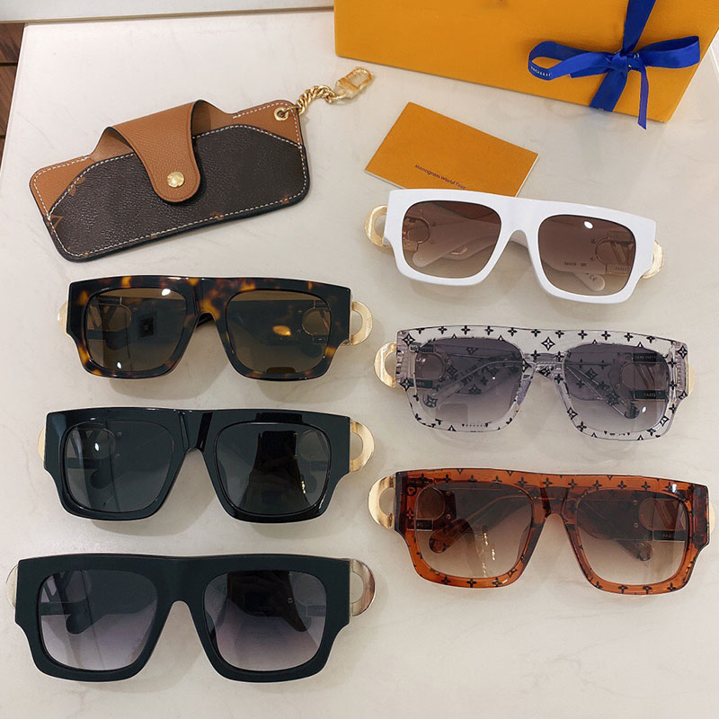 

Designer sunglasses L 1478 fashion classic mens or womens plate full-frame catwalk business holiday temples with metal UV400 protection top quality carry box