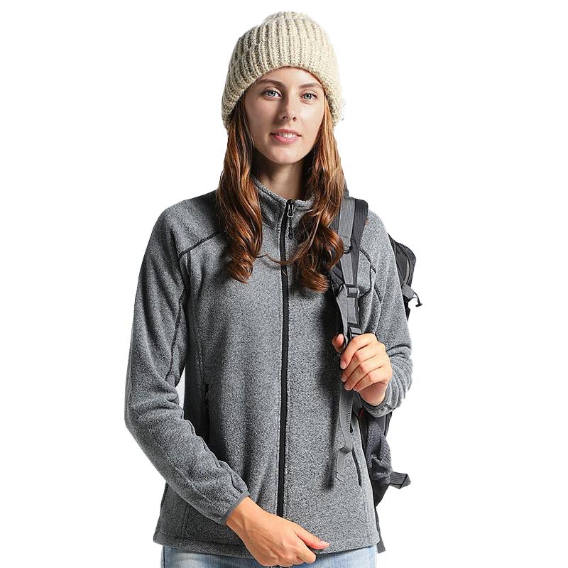 

Outdoor Jackets&Hoodies ZYNNEVA Women Fleece Jacket Autumn Winter Breathable Windproof Coat Warm Pure Color Fashion Cardigan 5206, Blue;black