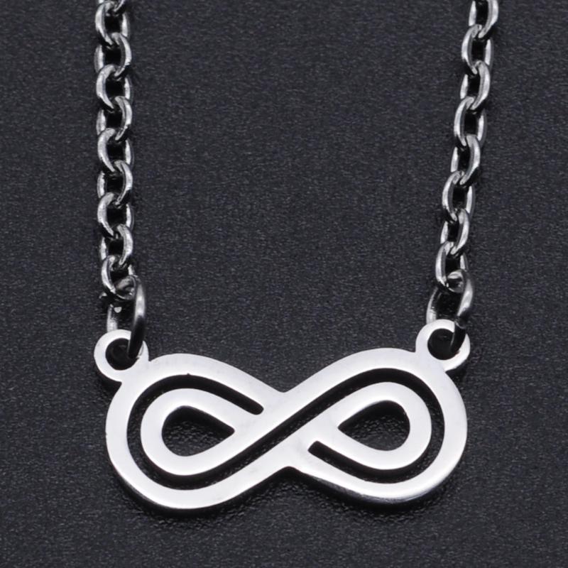

Pendant Necklaces Infinity Symbol Stainless Steel Charm Necklace For Women Accept OEM Order Wholesale Fashion Jewelry Drop