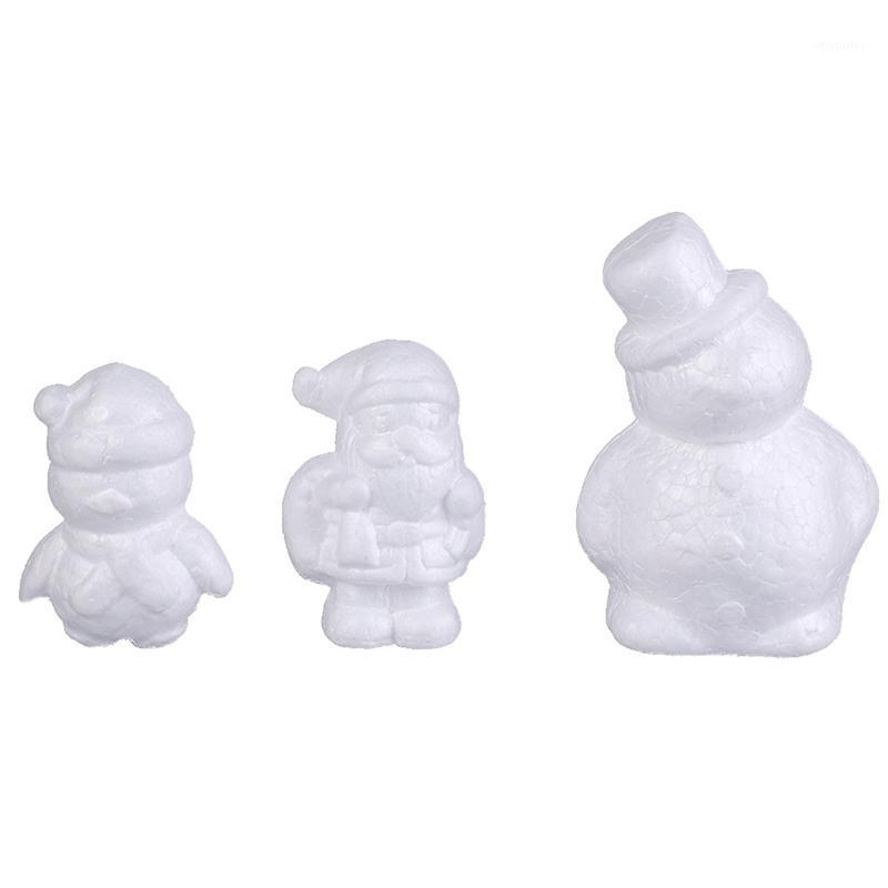 

Party Decoration Modeling Snowman Shape Foam Balls Styrofoam Crafts For DIY Christmas Gifts