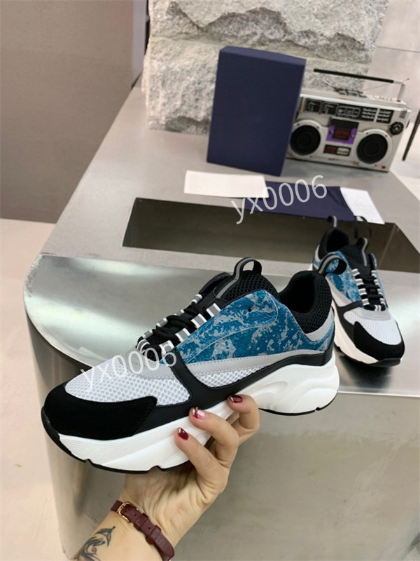 

2022 Italy Brand Sneakers platform sole 35-41 Shoe Classic White Fashion Man Women Casual Shoes blue glitter old Dirty Baskets High jl210101, Choose the color
