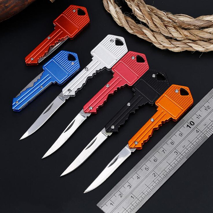 

Key Chain Knife Multifunctional Mini Folding Knife Fruit Knife Outdoor Self-defense Knives EDC Tool Gear Hand Tools WY1217-1