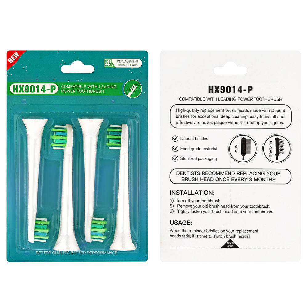 

Sonic Toothbrush Head HX9014-P Patent Design Plaque Control For Sonicare Cheap Price 400pcs