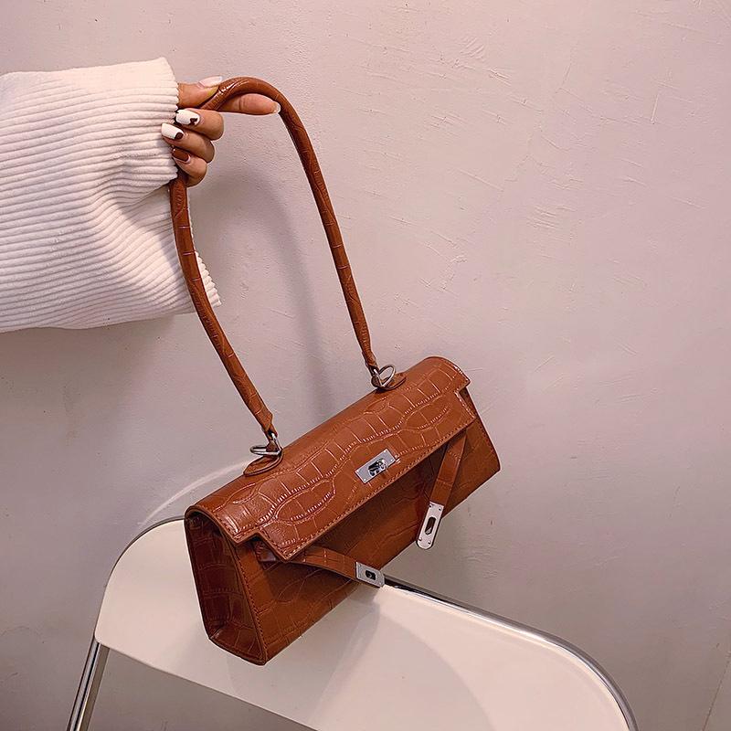 

Evening Bags PU Leather Women Shoppers Shoulder Bag Designer 2021 Fashion High Quality Female Classic Purses And Handbag, Kaqise