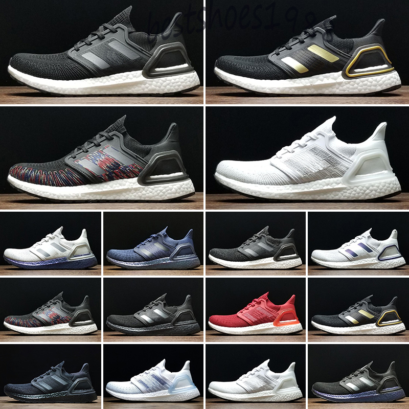 

Ultraboost 20 UB 4 Running Shoes Mens Womens Tennis Ultra Boosts Triple White Global Currency Gold Metallic Run Light Chaussures Men Women T
