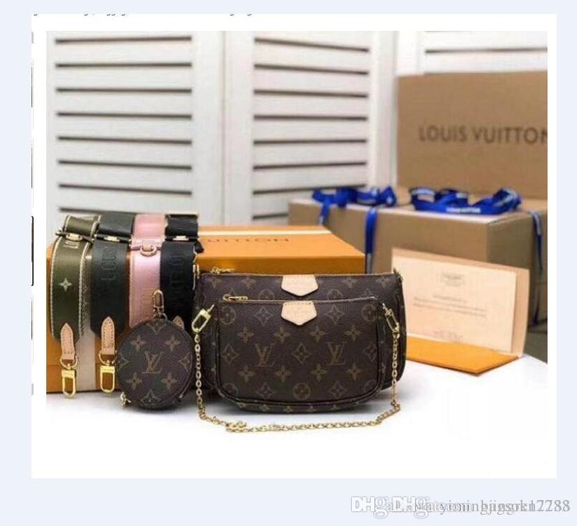 

LOUIS VITTON LV New Luxury bag Fashion Handbags Multi Pochette Accessoires Purses Women Favorite Mini Set Combination bags