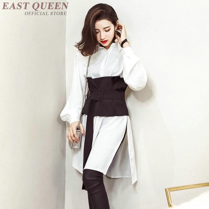

Women's Blouses & Shirts Top Social Female Shirt For Woman 2021 Ladies Elegant Business Office Blouse Womens Tops And KK2131