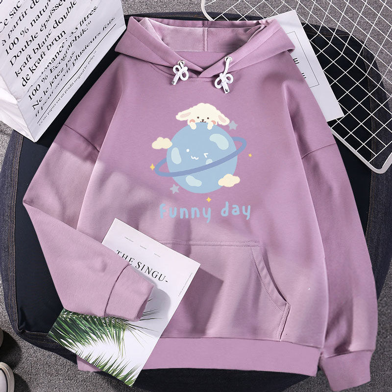 

2021 New Deeptown Estilo Coreano Moletom Feminino Kawaii Moda Impresso Outono Inverno Roupas Femininas Hoodies Solto Bonito Pulver Zo3h, Bai