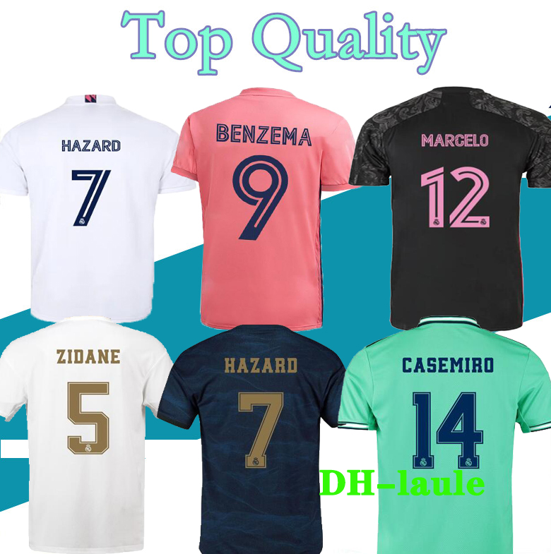 

S-2XL 2020 Real Madrid soccer jersey 20 2021 zidane jerseys BENZEMA SERGIO RAMOS KROOS HAZARD 19 20 football jerseys maillot, 12