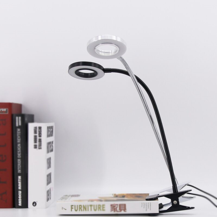 

Dimmable book table lamps bedroom bedside reading light flexible clip usb hose led makeup notebook lamp T1415