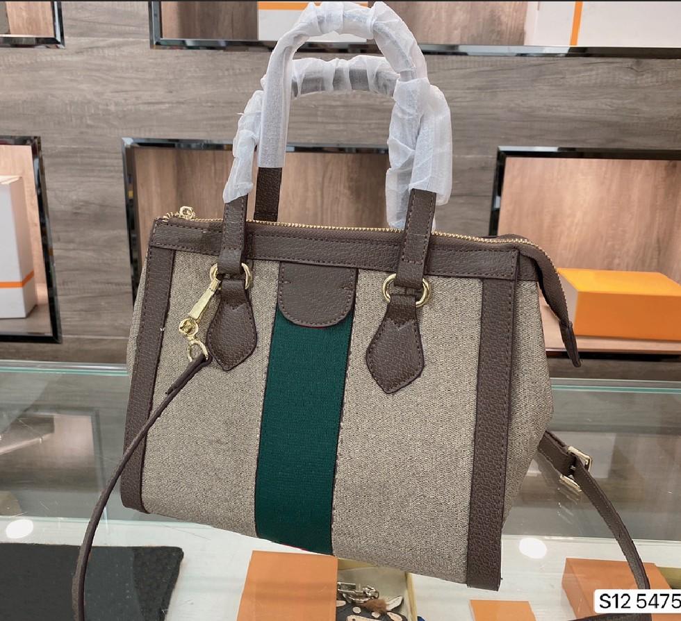

Men&women Totes handbag designer retro letter printing Boston pillow bags fashion diagonal one-shoulder travel bag, No bag