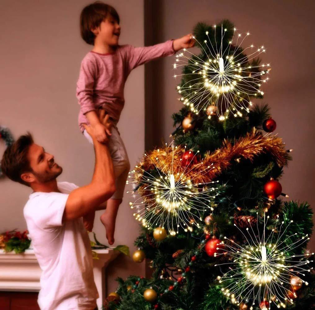 

Wholesale 200 LEDs Outdoor Starburst LED Fireworks Lights Waterproof Copper String Fairy Light For Home Garden Street Christmas Decoration