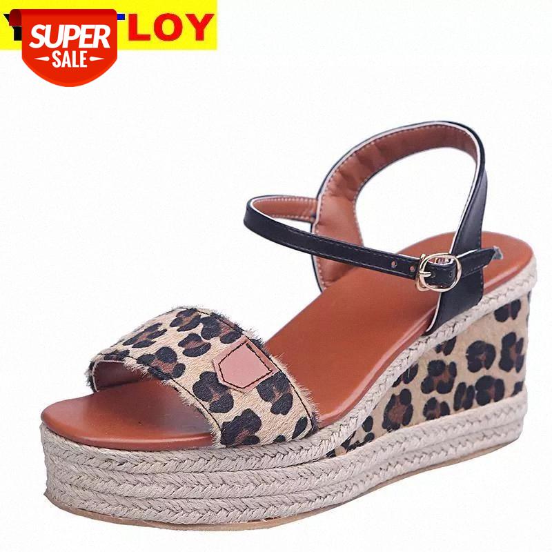 

Wedges Heel Ankle Buckles Sandalia Espadrilles Female Casual Gladiator Flat With Women Shoes Platform Sandals Peep Toe High #L51H, Black