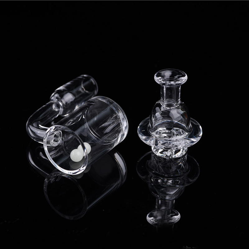 

25mm Flat Top Quartz Banger Nail with smoking Spinning Carb Cap and Terp Pearl for Water Bongs Oil Rig