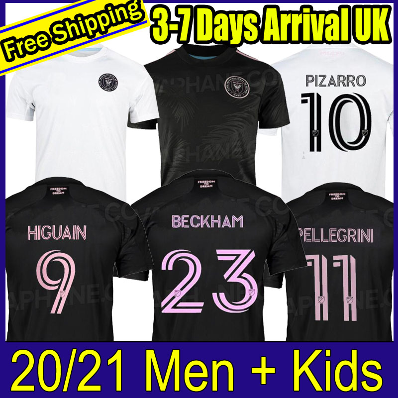 

2020 2021 INTER MIAMI Beckham Black socer jersey 20 21 Julián Carranza Ben Sweat Pellegrini MLS INTER MIAMI CF Football shirts, Kids