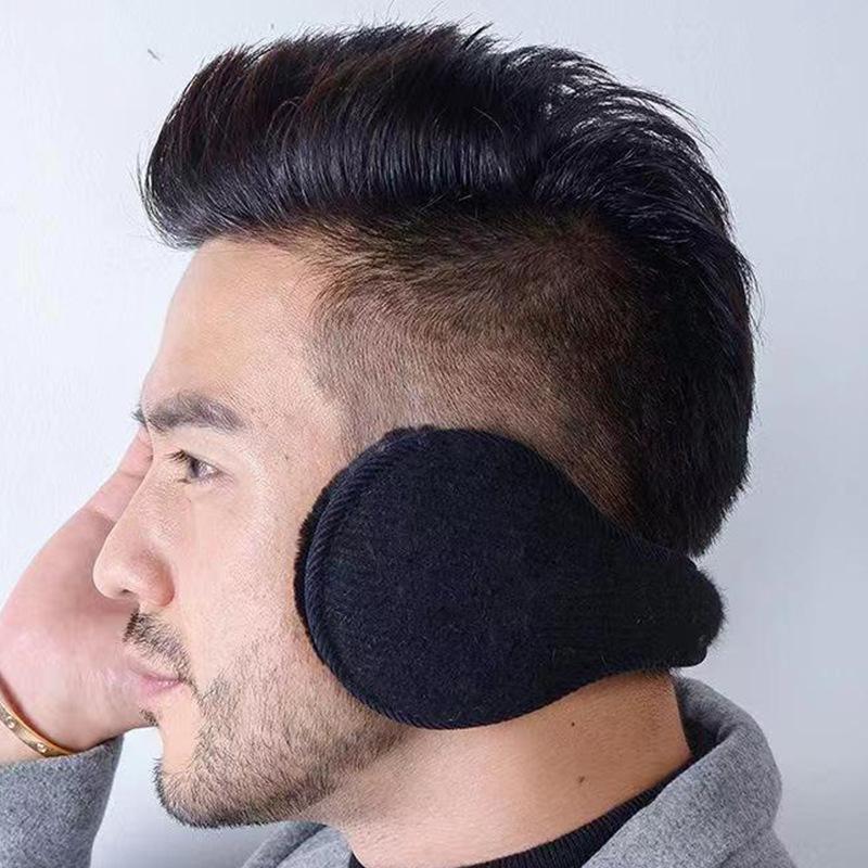 

Berets Fashion Winter Men Women Soft Earmuffs Fleece Plush Warmer Earmuff Ear Muffs Cover Earwarmers Outdoor Windproof Wear, Black