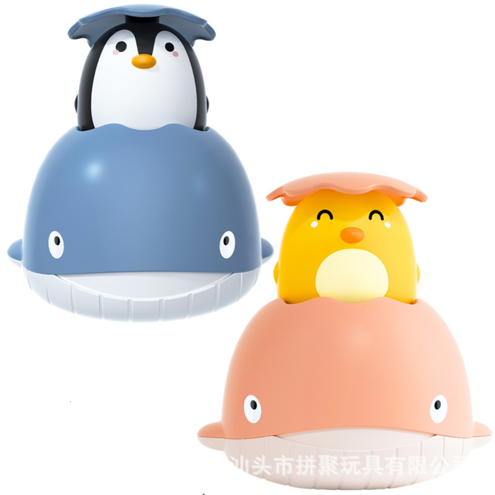 

whale swimming egg bath room baby toys floating yellow duck Penguin