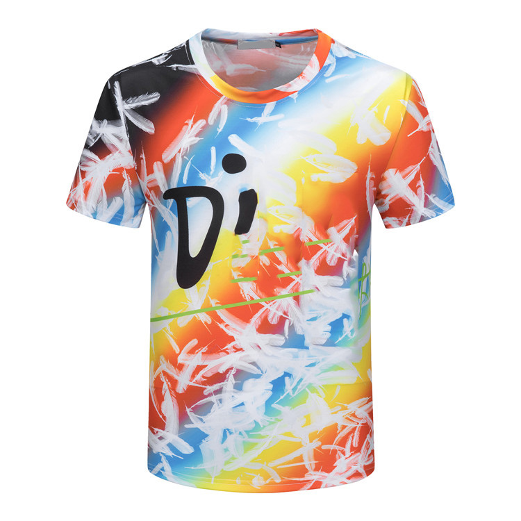 

Fashion Mens Designers T Shirts Summer T-Shirt Crane Printing High Quality T-Shirts Hip Hop Men Women Short Sleeve Tees Size LOL