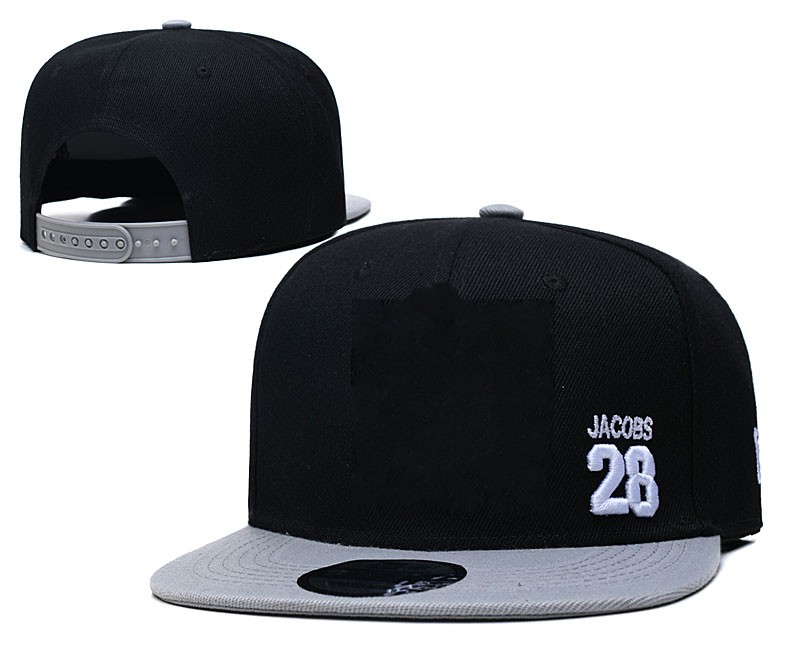 

Men's Sports USA College Adjustable Hat Fan's Fashion Design Black Grey Color jacobs 25 Color All Team Snapback Cap Hip Hop Street Caps