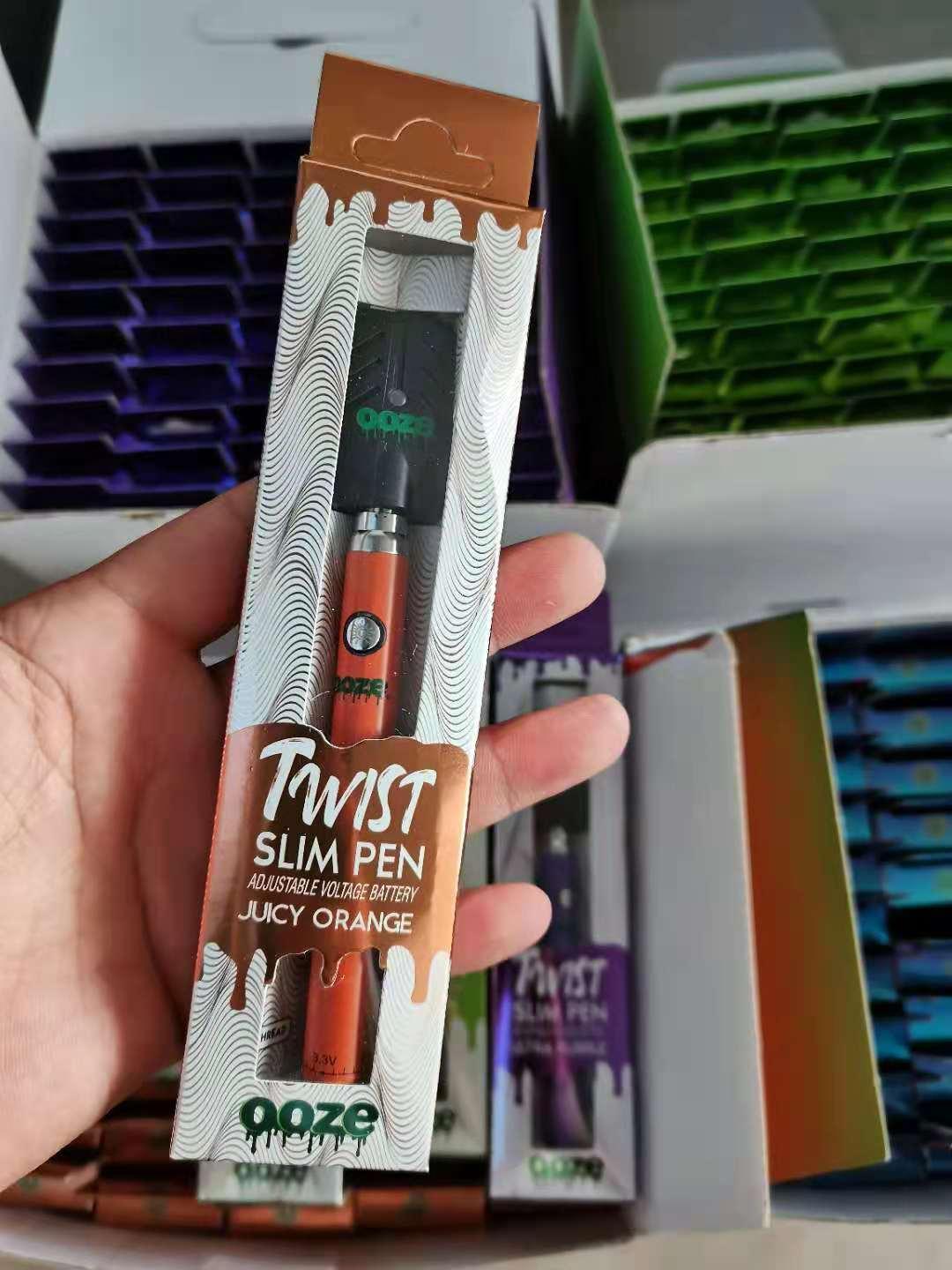 OOZE Slim TWIST Battery 320 mAh + Smart USB VS Brass Knuckles VERTEX LAW-image-714938829