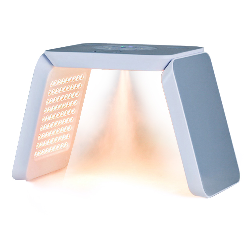 

Spray spectrometer LED photon skin rejuvenation instrument 7-color folding beauty mask moisturizing phototherapy equipment