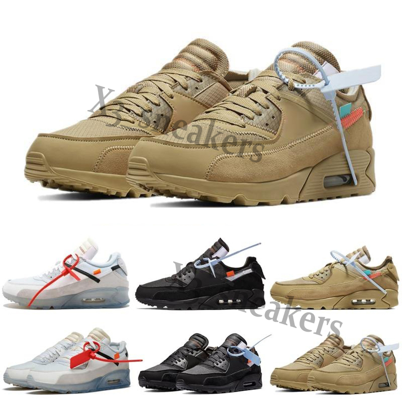 

2021 Original 90 Off Desert Ore Ice Running Shoes For Mens women 90s Black White Fashion Sports Trainers Designer Sneakers EUR 36-45 Z77