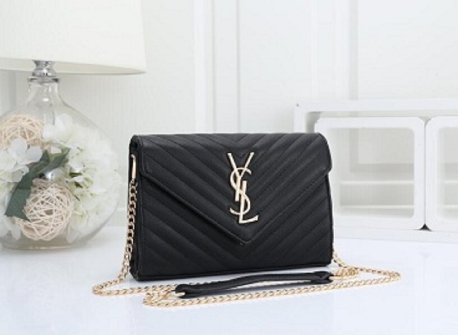 

New YSL Fashion Women Shoulder Purse Handbags Luxurys Designer Messenger Bags Wallet Tote Bag LV Louis Vitton g1, Golden;silver