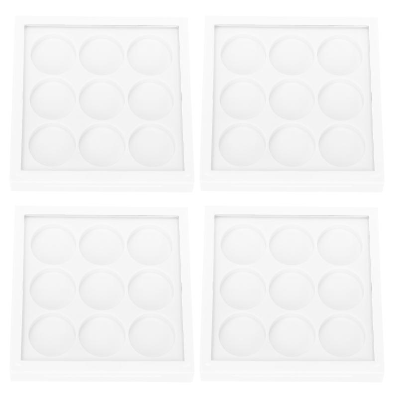 

Storage Bottles & Jars 4Pcs Convenient Cosmetics Cases Multi-grid Sub Package