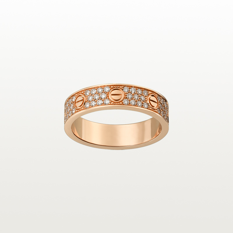 

Love Screw Ring Classic Luxury Designer Jewelry For Women Paved Diamonds Gold Rings Titanium Steel Alloy Gold-Plated Never Fade Not Allergic Store:21748289