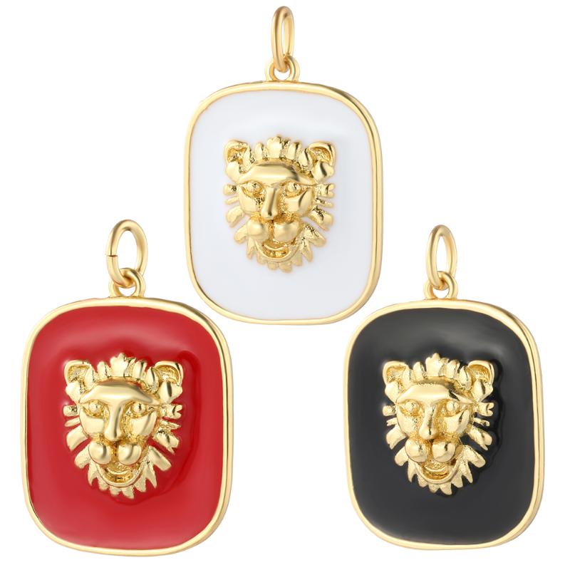 

Charms Golden Lion Animal Pendant 16x21mm Delicate Handmade DIY Necklace Earrings Bracelet For Jewelry Making, Bronze;silver