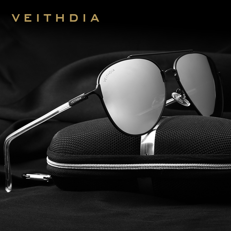 

VEITHDIA Sunglasses Polarized Vintage Pilot Brand Designer Male Men/Women Sun Glasses gafas oculos de sol masculino 3802