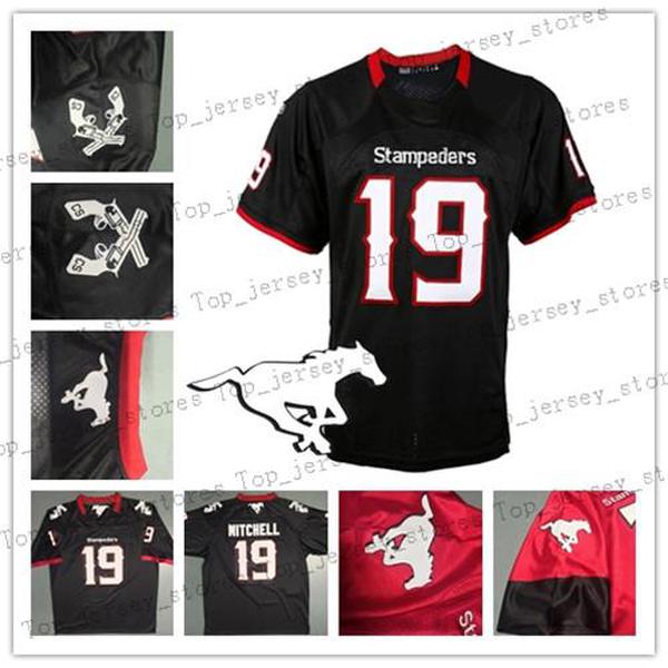 

Custom CFL Calgary Stampeders 19 Bo Levi Mitchel 2 Terry Vaughn 1 Marcus Crandell 39 Charleston Hughes Football Jerseys Mens Youth Womens, Black
