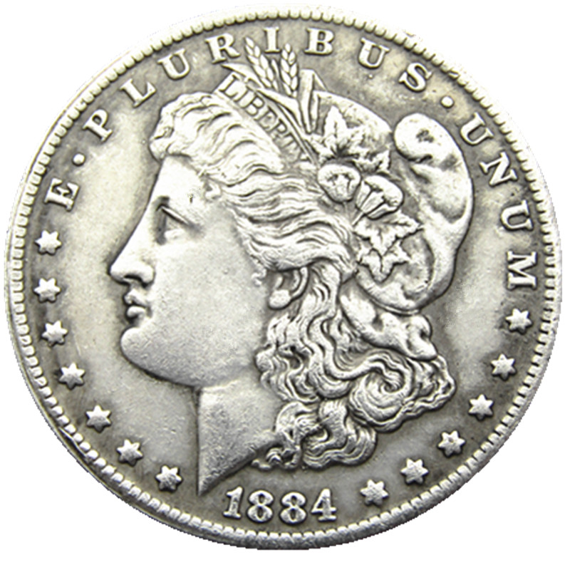 

US 1884-P-CC-O-S Morgan Dollar Silver Plated Copy Coins metal craft dies manufacturing factory Price