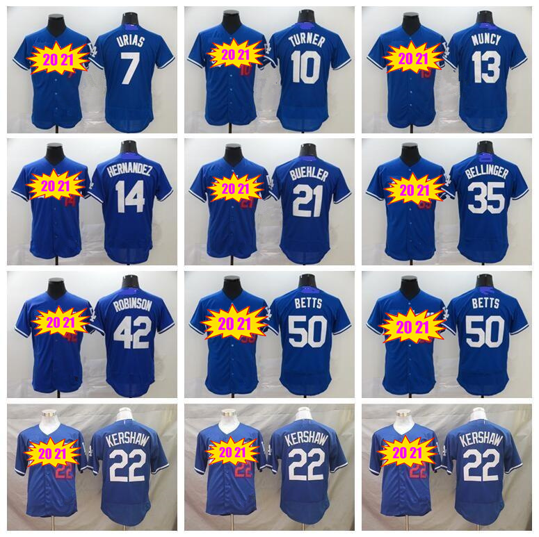 

2021 Custom 35 Cody Bellinger 50 Mookie Betts 31 Joc Pederson 14 Enrique Hernandez 3 Chris Taylor 74 Kenley Jansen Piazza baseball jersey, Women's color 7