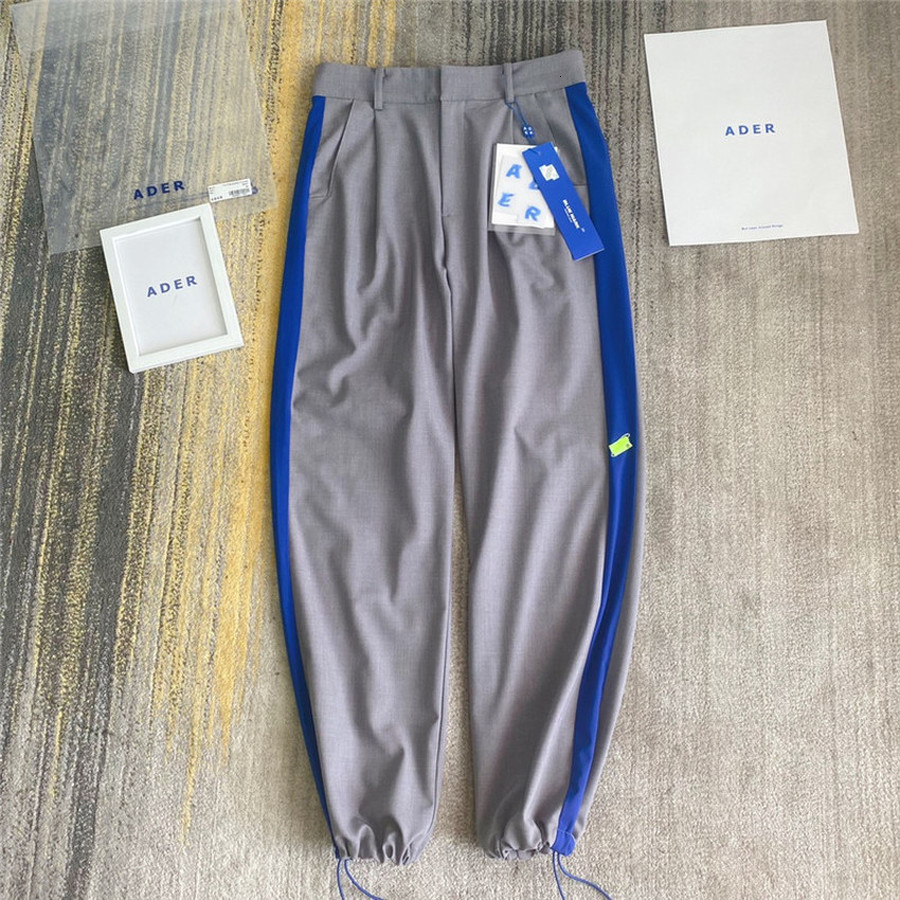

2021 New Ader Error Jogger Pants Men Women Patchwork Ribbon Sweatpants Adererror Tracksuit Trousers Mens Clothing 9ddt