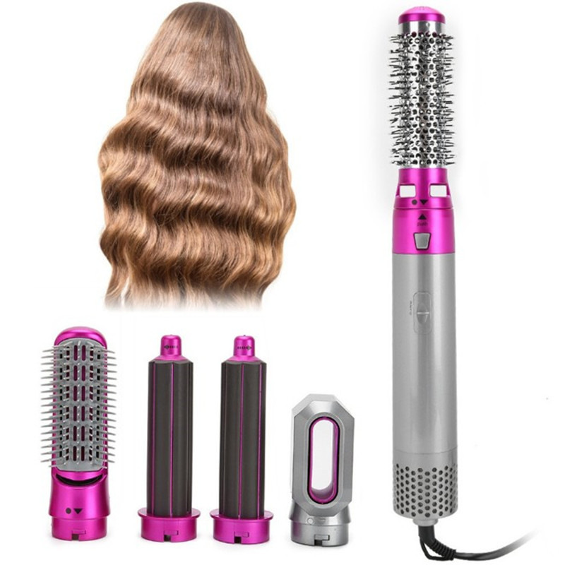 

5 Heads Multi-function Hair Curler Dryer Automatic Curling Irons with Gift Box For Rough and Normal EU US UK AU Plug 1pc dropship