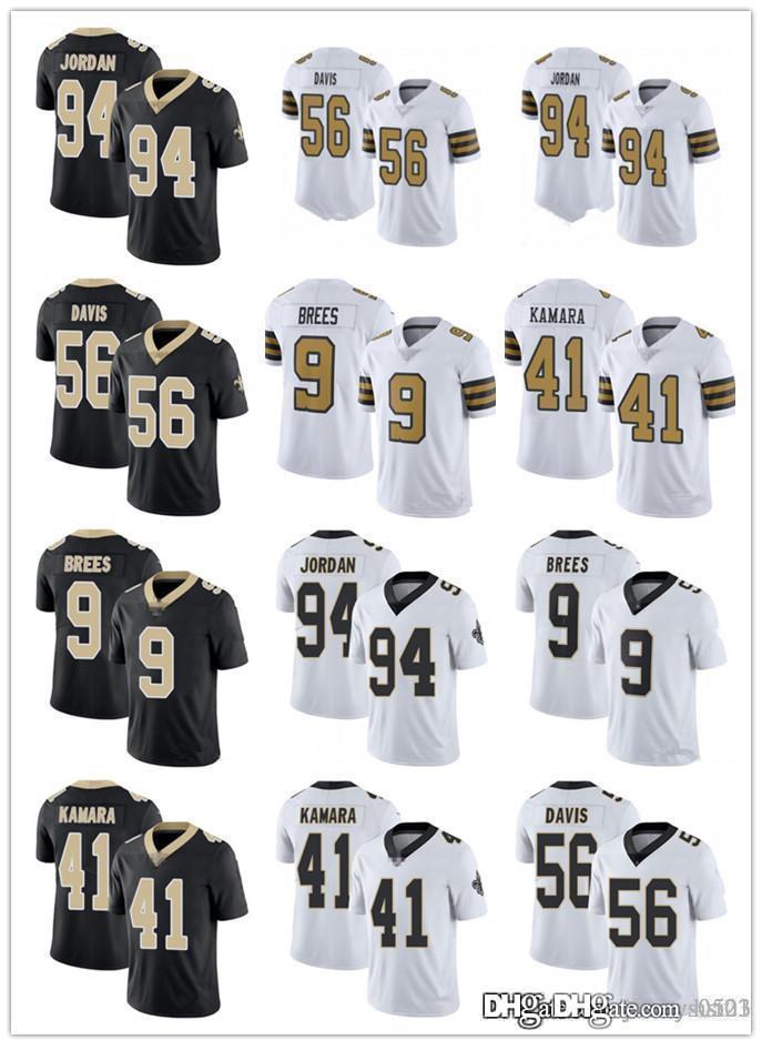 

Men Women New Orleans youth Saints 9 Drew Brees 41 Alvin Kamara 94 Cameron 56 DeMario Davis Football Jerseys Black, Black;red