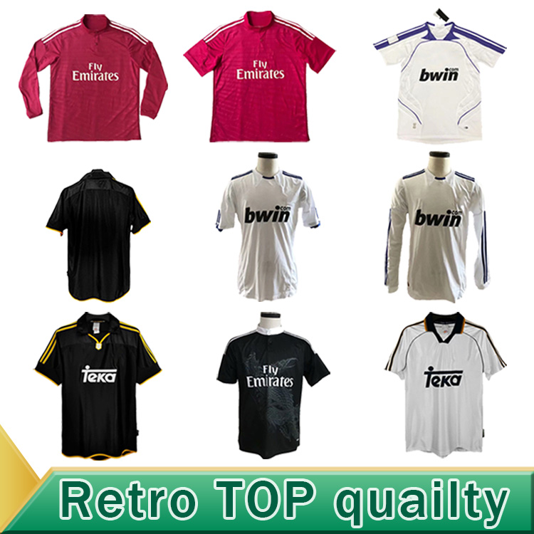

Real madrid soccer jersey Long sleeve retro KROSS BENZEMA full Sergio Ramos 14/15 RONALDO PEPE JAMES Chicharito Vintage Camiseta de football shirts, Black;yellow