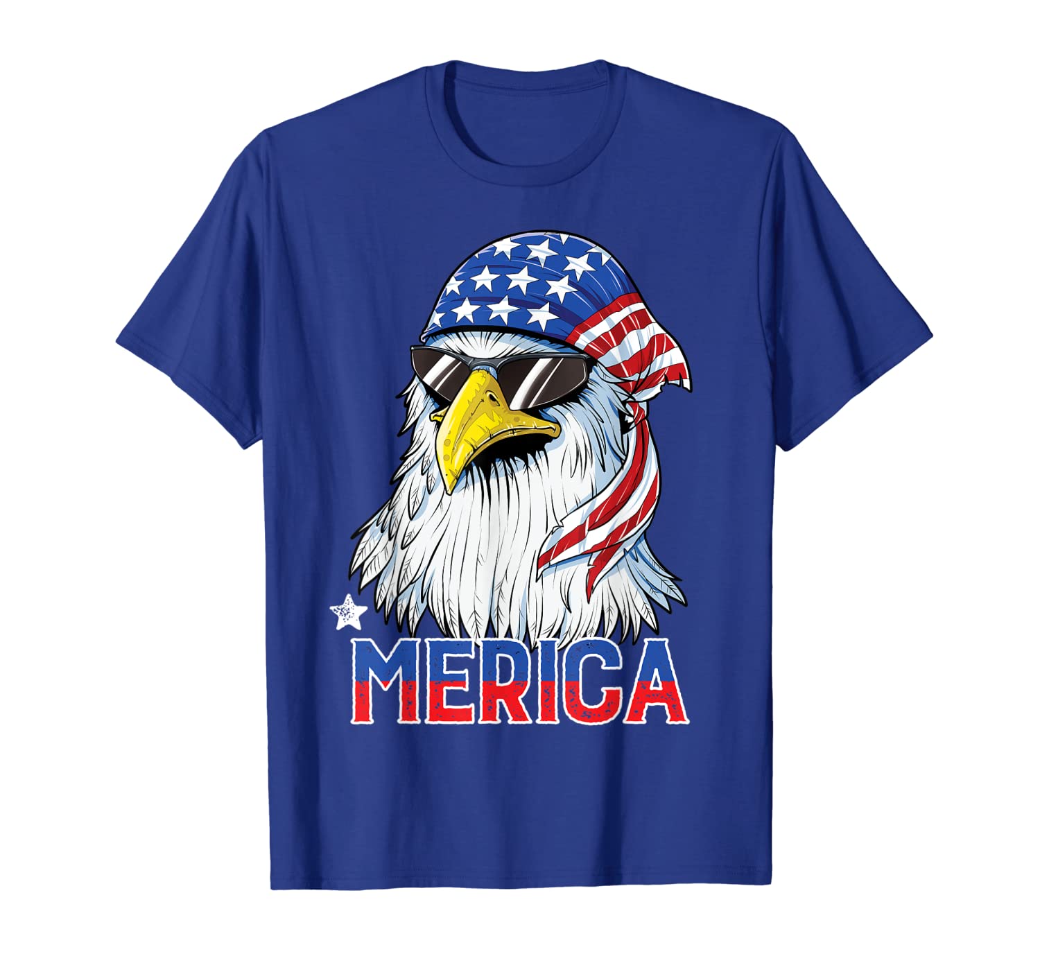 

Eagle Mullet T Shirt 4th of July Merica Men Boys American T-Shirt, White;black