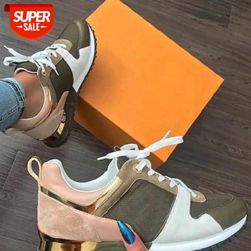 

Women's Sneakers Suede Leather Sneakers For Women Platform Shoes Lace-Up Comfort Tenis Woman Shoes 2020 Zapatillas Mujer Size 43 #Ue2b