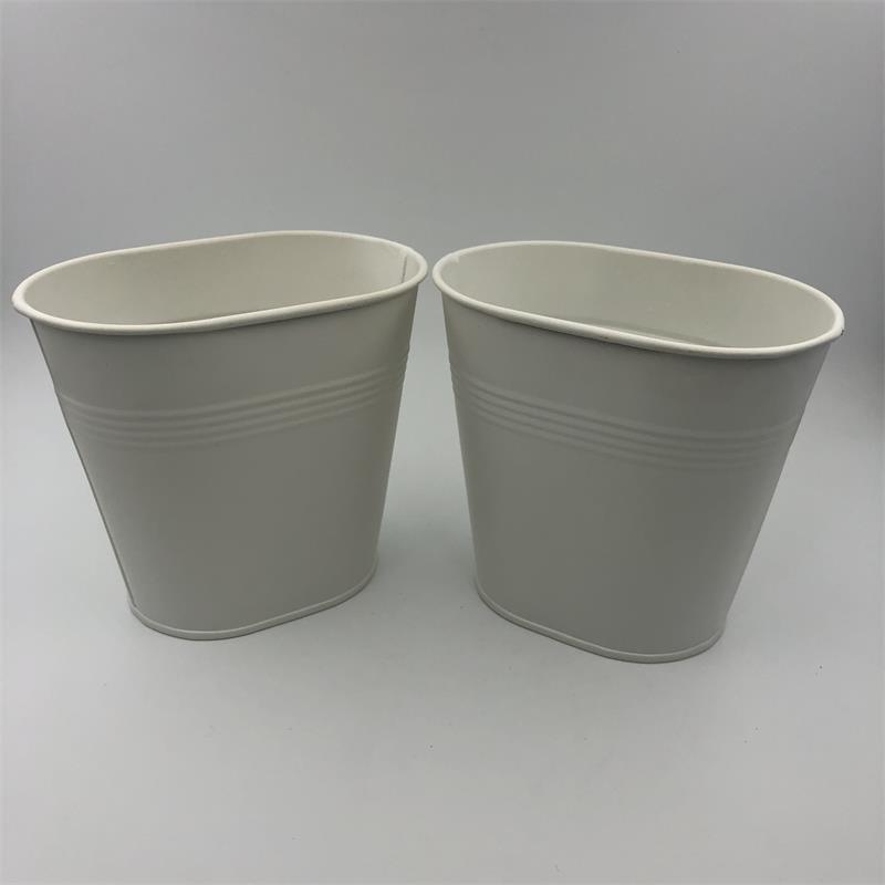 

D12XH11CM White Vase Home Decor Table centrepieces Metal Crafts Wedding Flower Ornament DIY