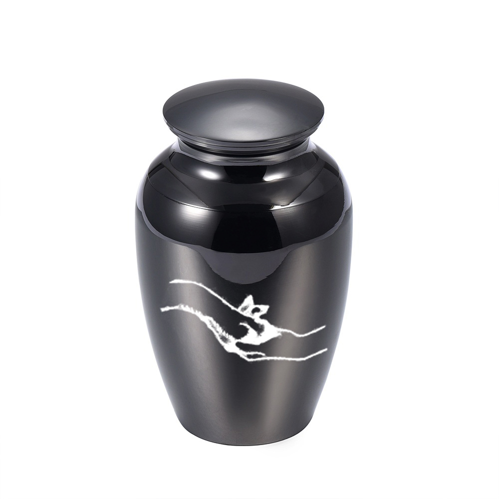 

Aluminum alloy Cremation Urns Pendant Paws Ashes Keepsake Pets Memorial Mini Funeral Memorial Jar