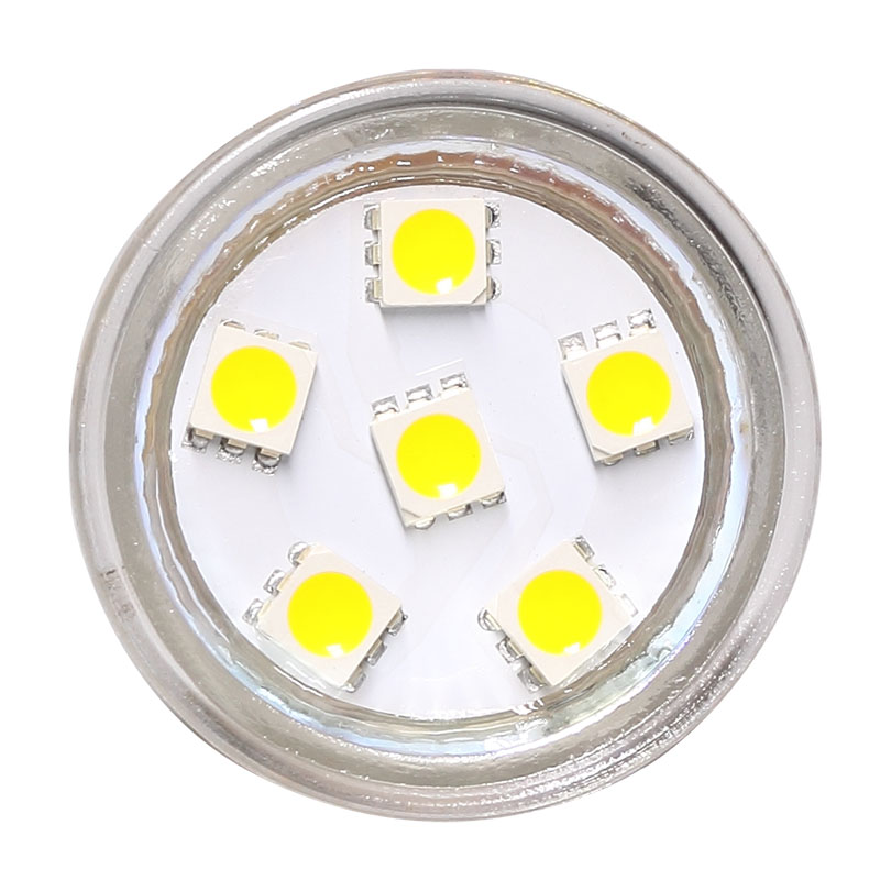 

MR11 LED 6LED 5050 LEDS AC/DC 12V 24V 15W Equivalent Bi-Pin LED Flood Light Bulb