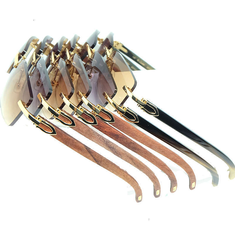 

Ienbel 2020 Men's Carter's glasses Women's fringe Wood Buffalo horn Glass Buffs Designer sunglasses Shades Gafas The Sun Mujer, White;black