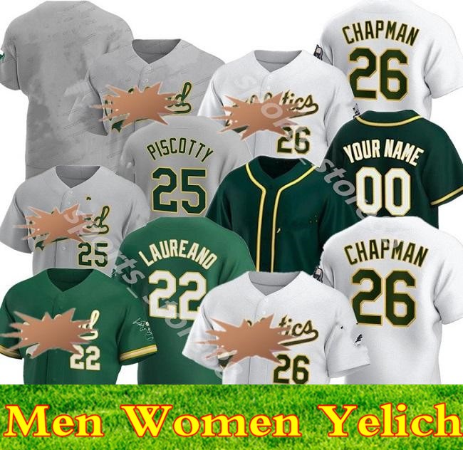 

26 Matt Chapman Jerseys Womens Khris Davis 24 Rickey Henderson 33 Jose Canseco 25 Piscotty Jackson Baseball Jerseys Custom Stitche 06, Colour 11