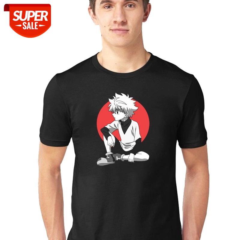 

Anime Hunter X Hunter Men Women T Shirt Killua Zoldyck Print Tops Casual Cotton Hip Hop Short Sleeve Harajuku Tees Shirts Tops #n91U, White;black